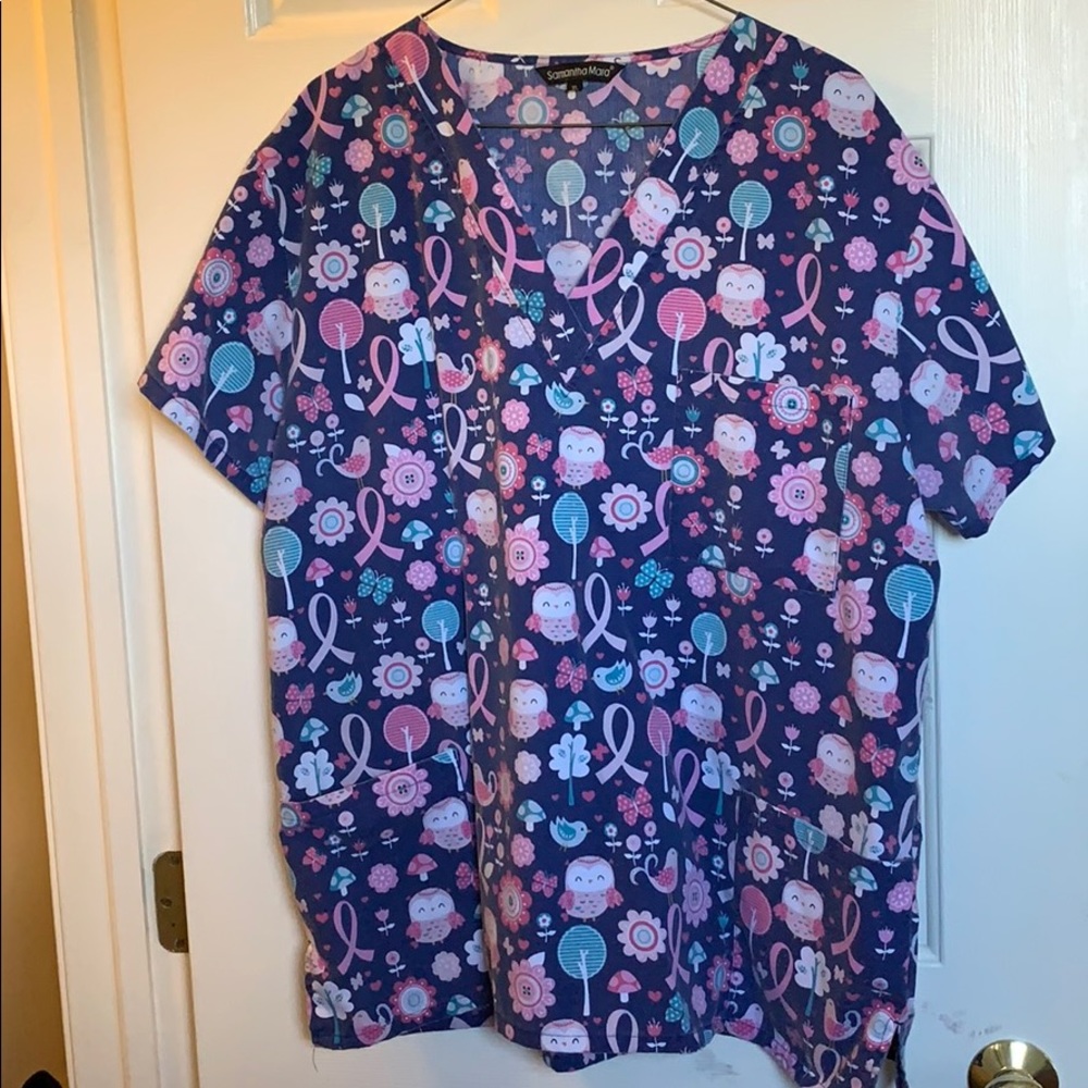 Samantha Mara XL Scrub Tops